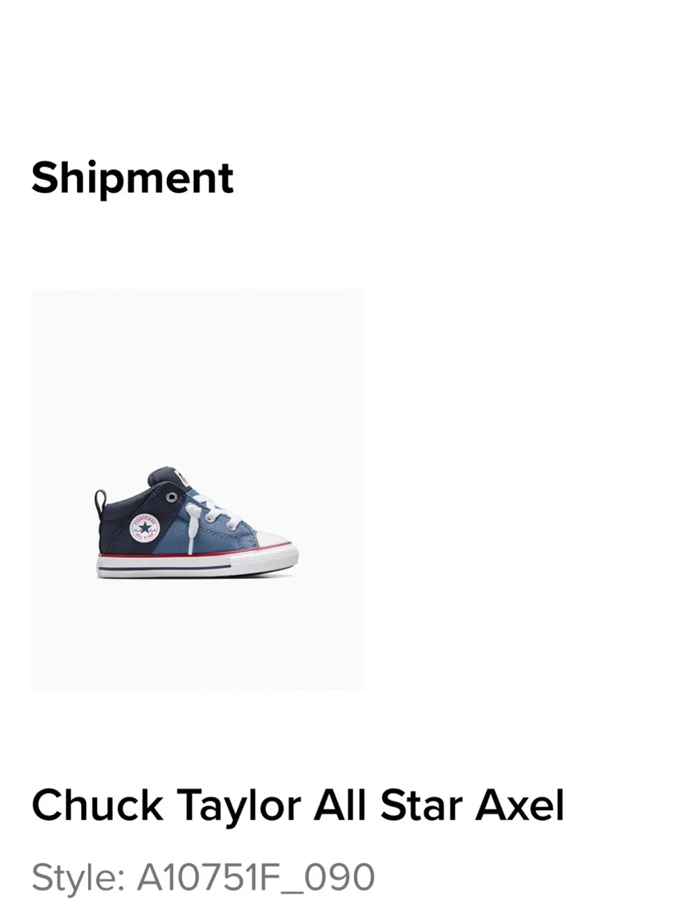 Converse Kids Chuck Taylor Axel High Top - Navy/White